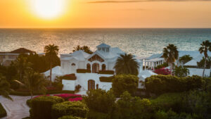 Mandalay-Turks-and-Caicos-Front-View-Sunset